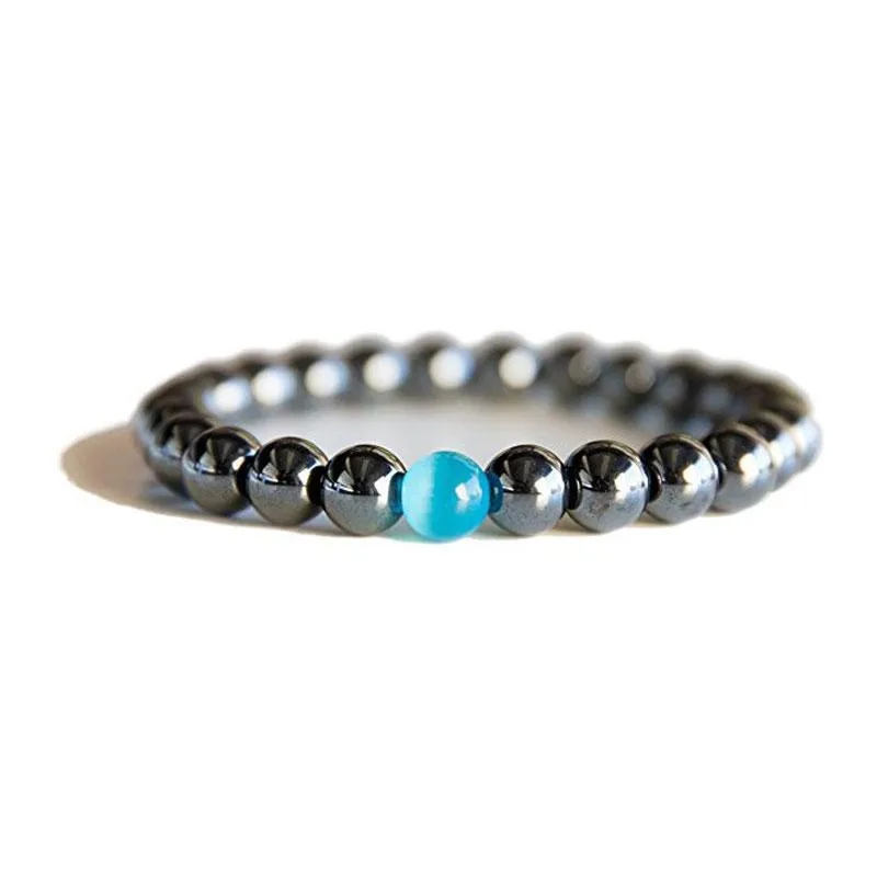 Wholesale New Fashion Charm unisex Yoga bracelets Natural lava stone beaded bracelet Lucky Gift Jewelry 