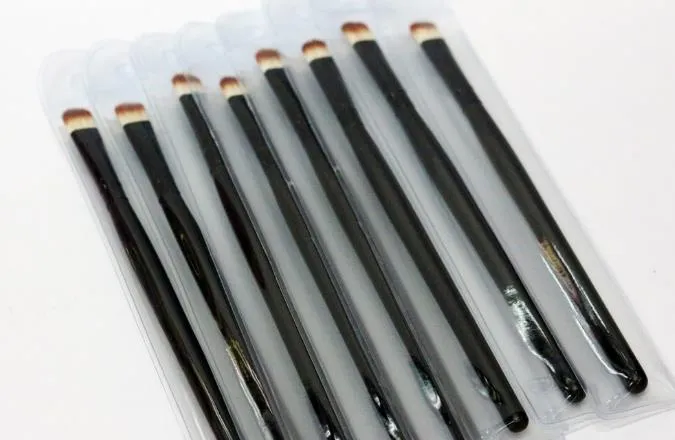 Factory Prijs Eyeshdow Brush Eyebrow Brush Make-up borstels met apart pakket