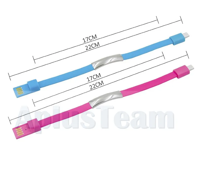 손목 팔찌 마이크로 Usb 데이터 케이블 22cm 전화 충전기 와이어 실리콘 짧은 팔찌 스타일 데이터 코드 삼성 S7 S6 가장자리 HTC 안드로이드에 대 한