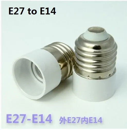 En option 1- Convertisseur de lampe E27 à E14 B22E40E14GU10MR16G9G24 Supports de culot de lampe Lampes Douilles Accessoires d'éclairage Pièces de rechange