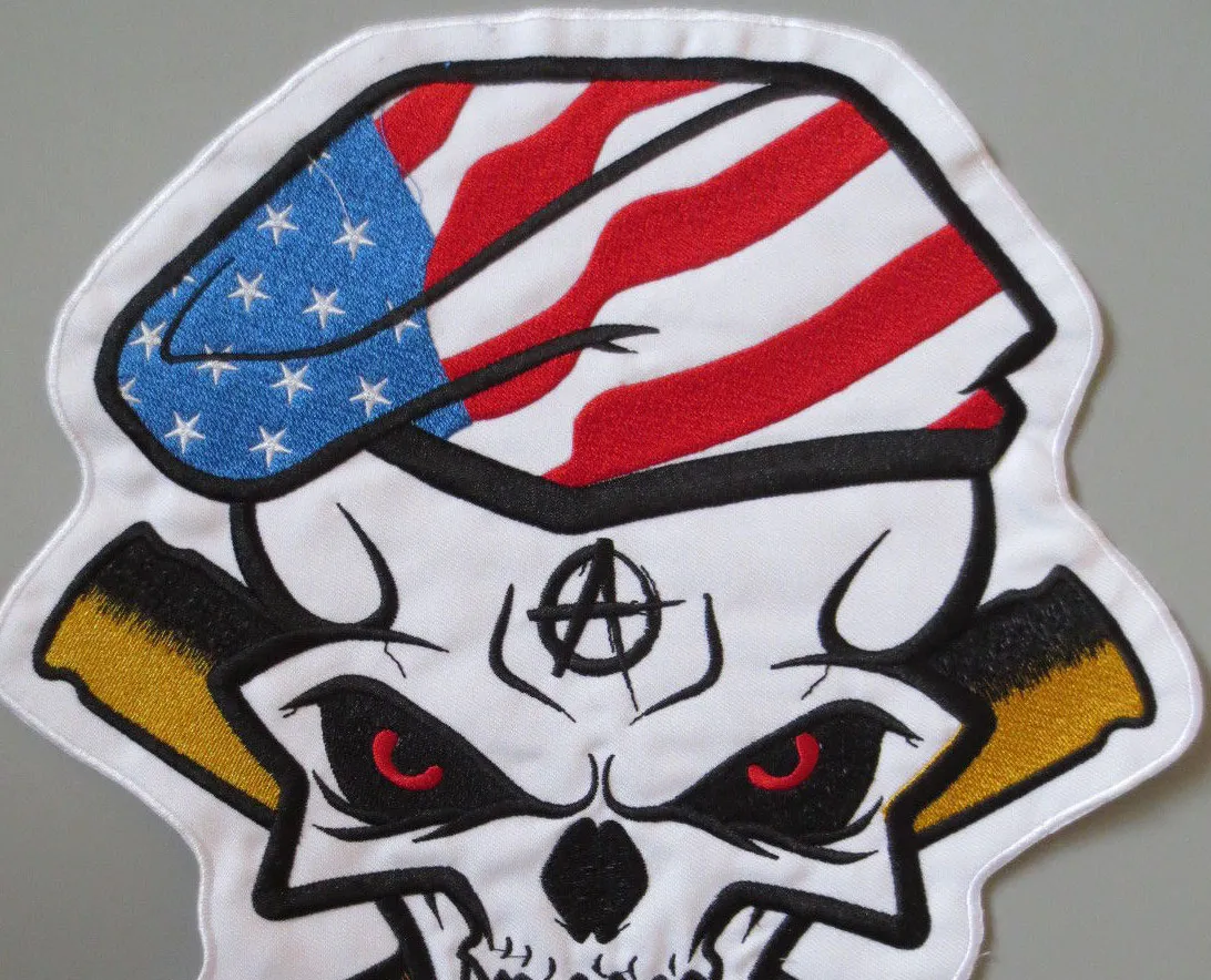 Patch en fer brodé MC Drapeau américain