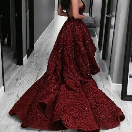 Dark red online sexy dress