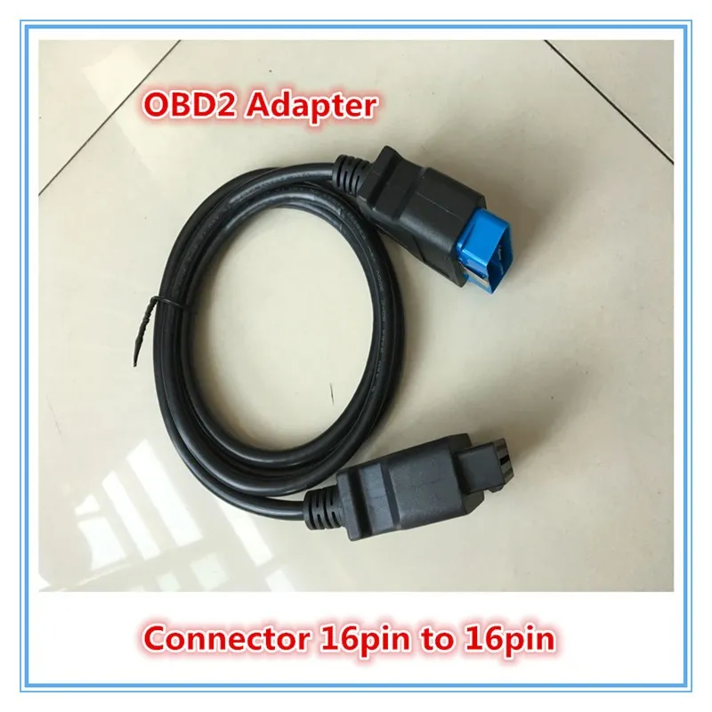 High Quality OBDII OBD 2 16Pin OBD2 16 Pin Male To Female Transfer Car Diagnostic Cable and Connector