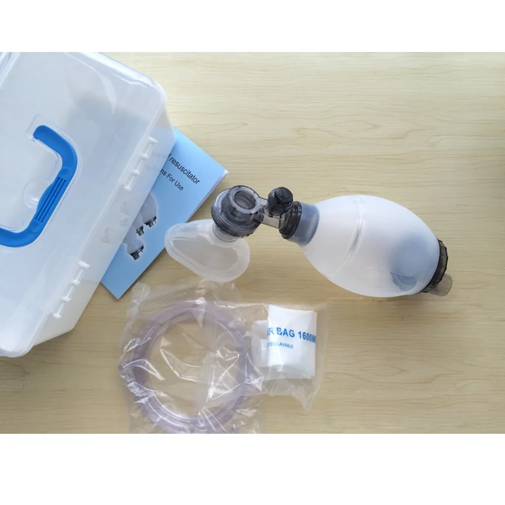 Réanimateur manuel en silicone CPR Respirateur simple pour les premiers  soins, masque facial CPR pour urgence, réutilisable