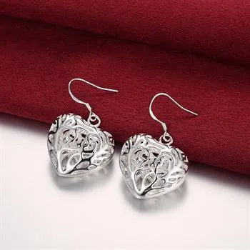 Wholesale - lowest price Christmas gift 925 Sterling Silver Fashion Earrings E075