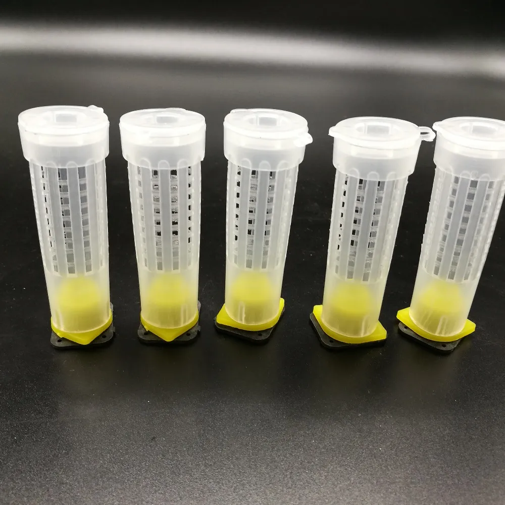 100 세트 / 많은 양봉 양육 컵 키트 여왕벌 헤어 롤러 케이지 승 / 셀 컵 홀더 및 셀 비품 양봉가 장비