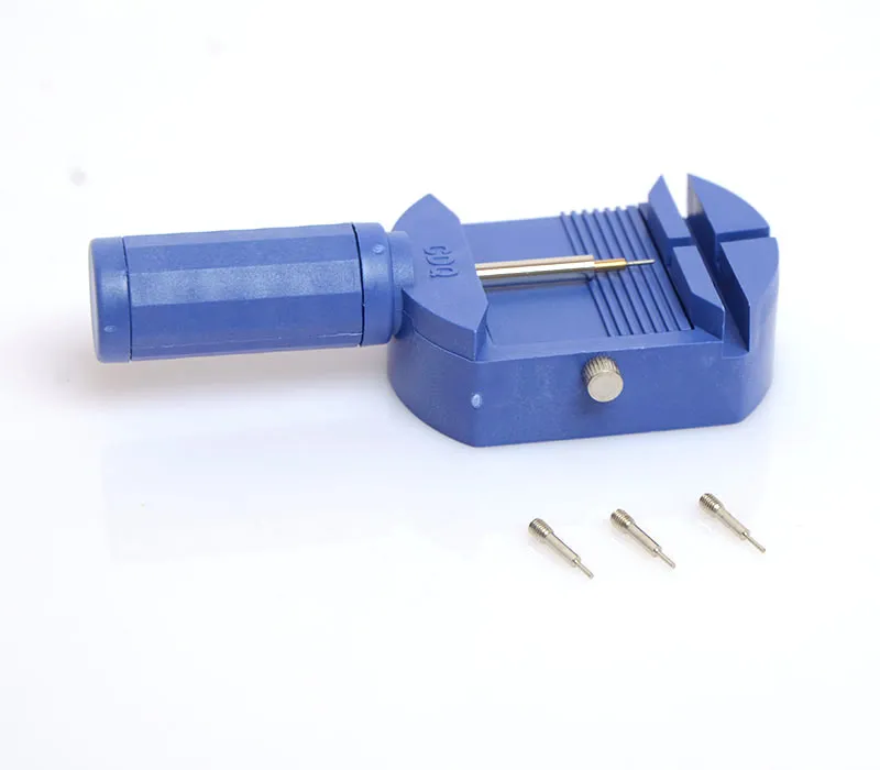 Watch Band Strap Bracelet Pin Adjuster Link Remover Tool Outils de réparation bleu