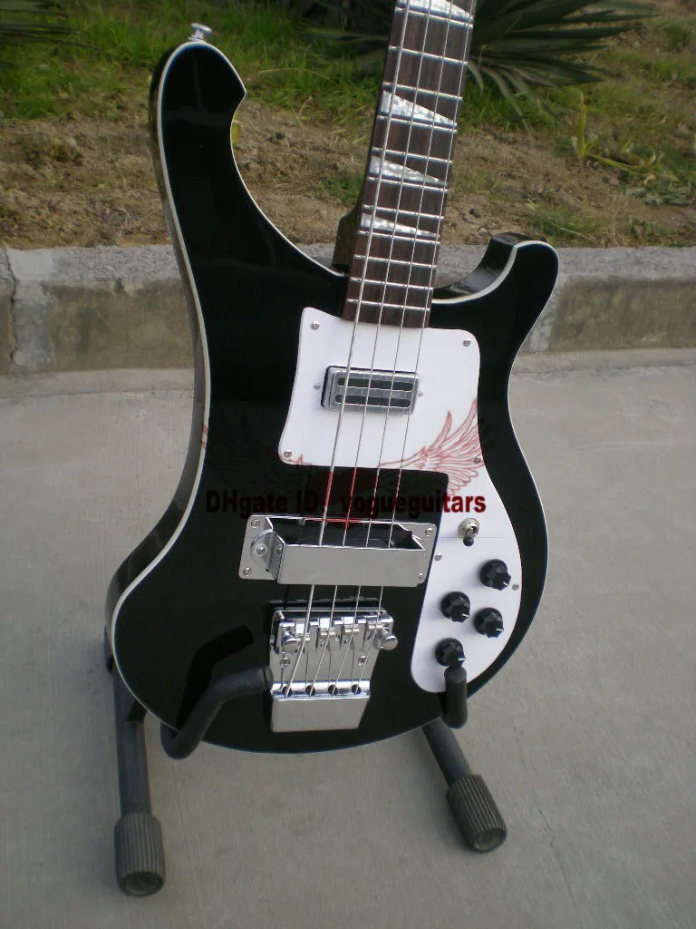 Black 4 Strings 4003 전기베이스 기타 OEM 악기