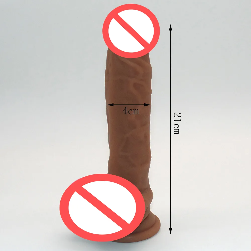 2017 neue Material Simulation Dildo Hohe Qualität Echte Haut Touch Gefühl Sex Spielzeug für Frauen