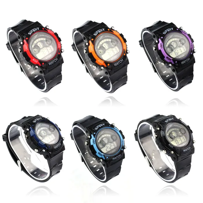 NT-56F Sport Watch أفضل مبيعًا ممتازًا للرياضة LED LED LED Fashion Boy Boy Girl Electronic Wrist Kids Watch Watch Gift