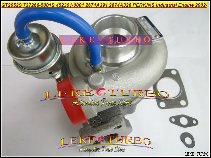 GT2052S 727266-5001S 452301-0001 2674A391 2674A326 727266 452301 Turbo Turbocharger For Perkin Industrial Engine T4.40 4.0L 02-