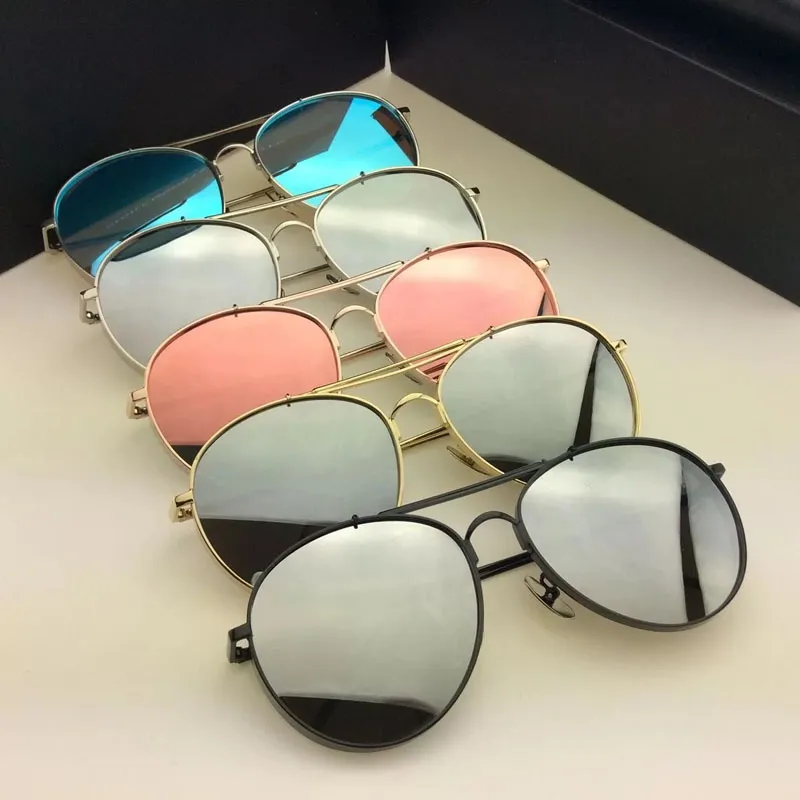 new fashion sselling sunglasses big bully women occhiali da sole firmati con lenti specchiate da montatura pilota in stile estivo di alta qualità