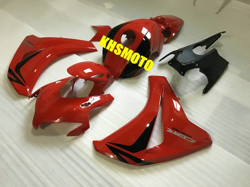 Spritzguss-Verkleidungs-Bodykit für 08 09 Honda CBR1000RR CBR 1000 RR 2008 2009 CBR 1000RR Hot Red Verkleidungen Karosserie + Geschenke HM01