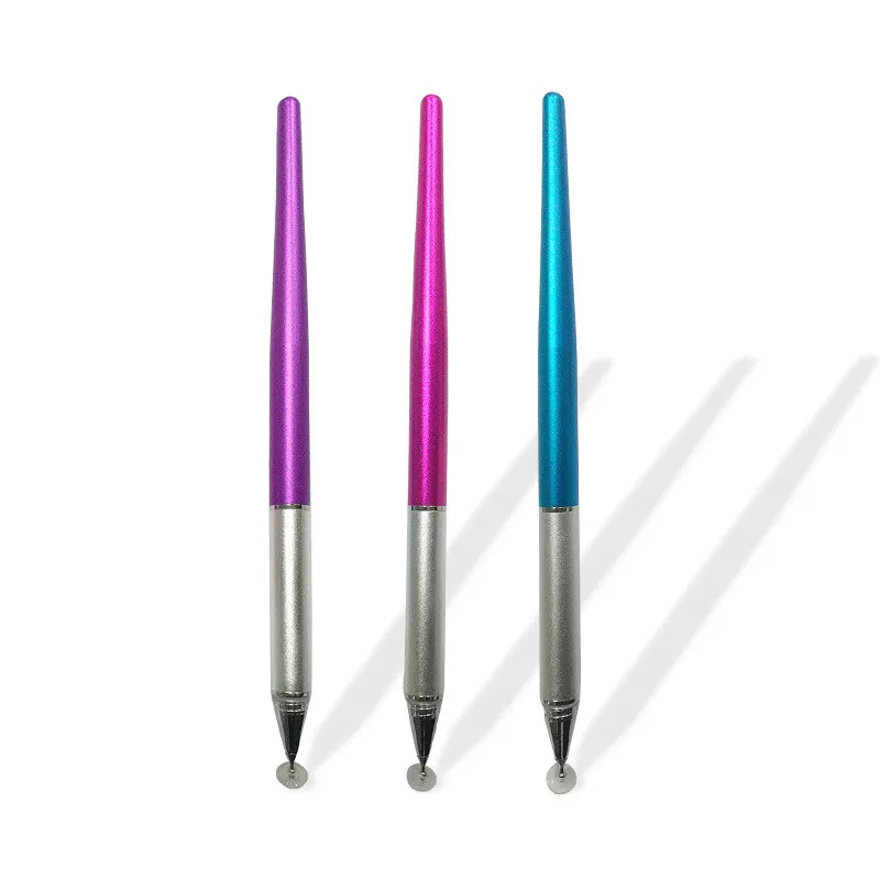 Transparent Sensing Head Universal Capacitive Stylus Styli Pen Metal Sucker For Tablet ipad tab Cellphone Phone Microsoft Surface RT Pro