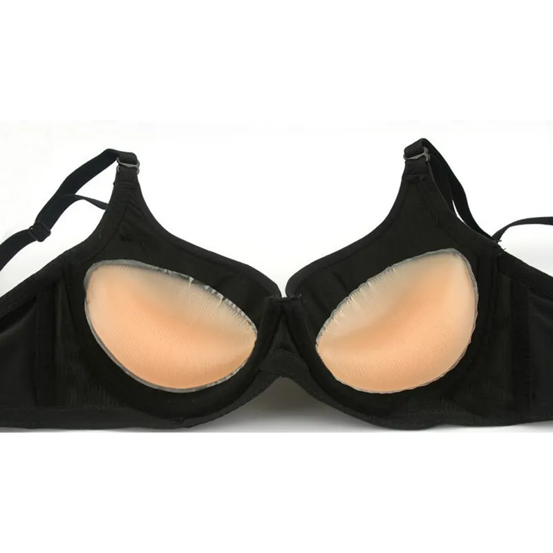 Reggiseno in silicone donna sexy Inserti invisibili in gel Cuscinetti il seno Push Up Inserti rinforzare il seno costume da bagno bikini4320782