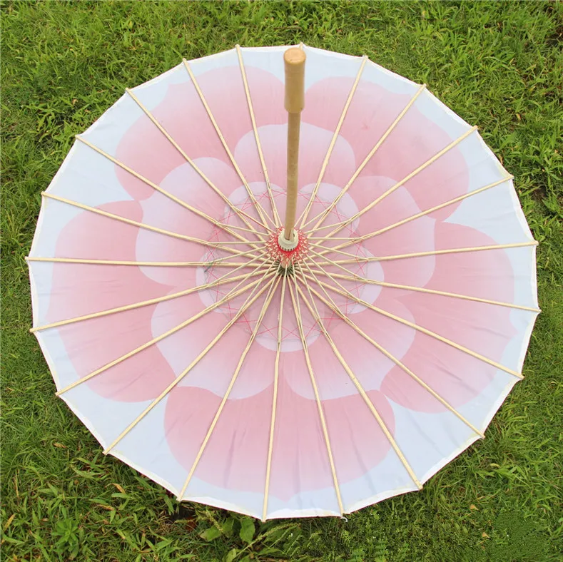 / Parasol Oriental En Bambou Parasols De Mariage Fleur De Jasmin Parasol En Soie Parapluies De Soleil Accessoires De Mariée Artisanat Chinois