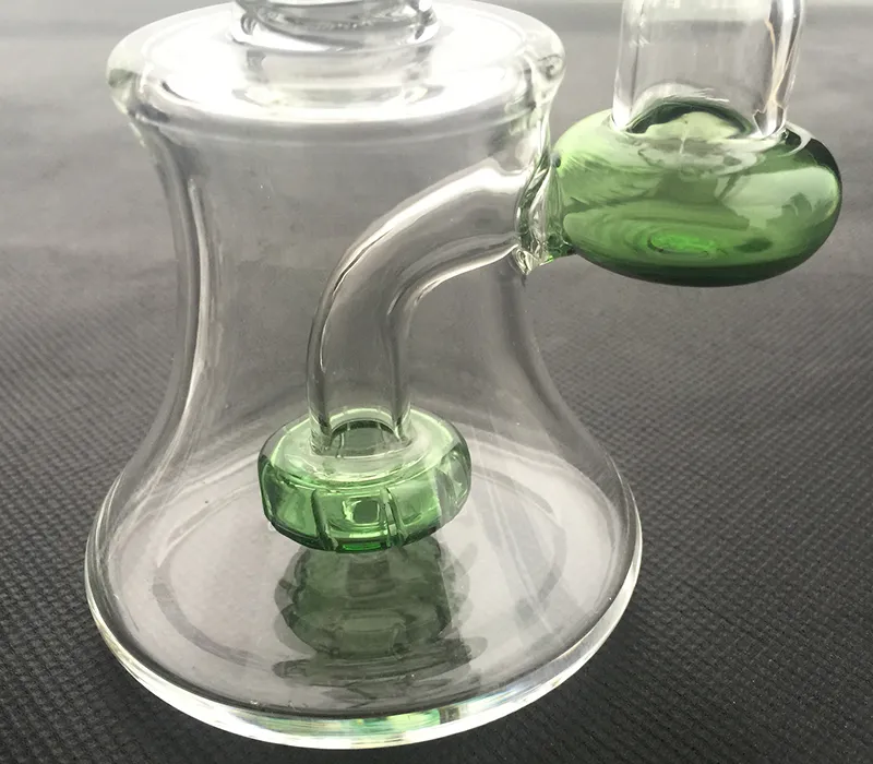 Wholesale Small Green Glass Bong With Showerhead Inline, Recycler, And 14mm  Joint From Enjoyshoping, $14.29