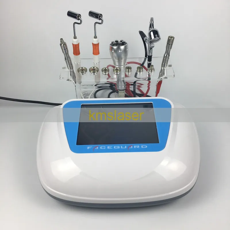 4in1 microdermabrasion dermabrasion oxygène pulvérisation vide Peel Galvanic usage domestique spa anti agingMachine