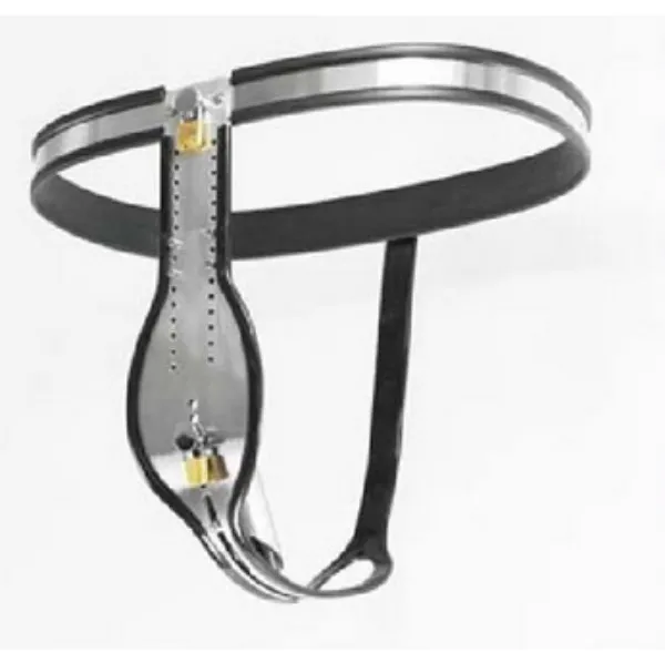 M131 nouveau bondage mâle en acier inoxydable verrouillable réglable dispositifs de ceinture de chasteté ceintures de chasteté, sex toys pour hommes