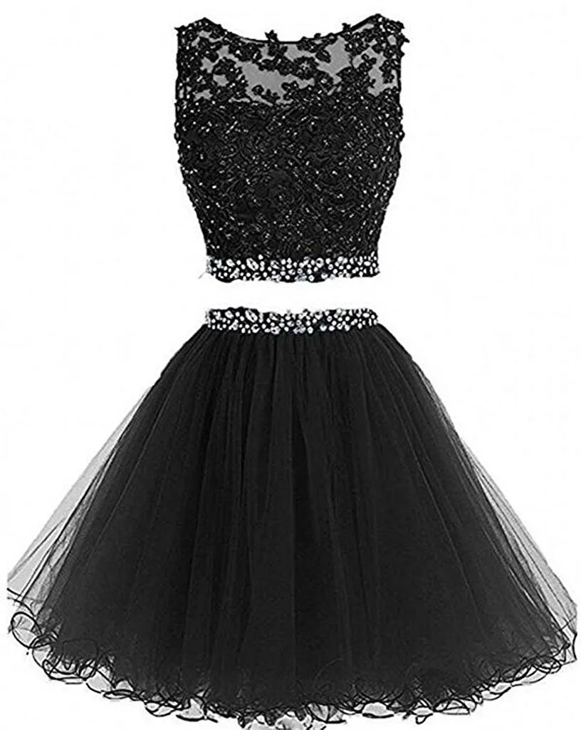Gold Off Shoulder Two Piece Short Prom Dress with Crystal Beaded Appliques  Zipper Back from Dhgate Homecoming Dresses - price 85.23