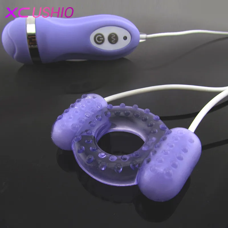 cock rings with vibrator Dual Vibrating Cock Ring With Remote Electric Penis... From Zhengrui09,  $8.06
