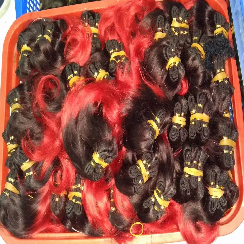 clot ombre color color malaysian peruvian Brasil Hair Extensions 30g cada pacote rápido OFENS8265350