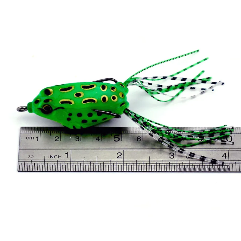 TUBE MOLD BAIT LUres de pêche en plastique Frog Lure Crochets triples mini 55cm 8G BAITS ARTIFICIAL9330249