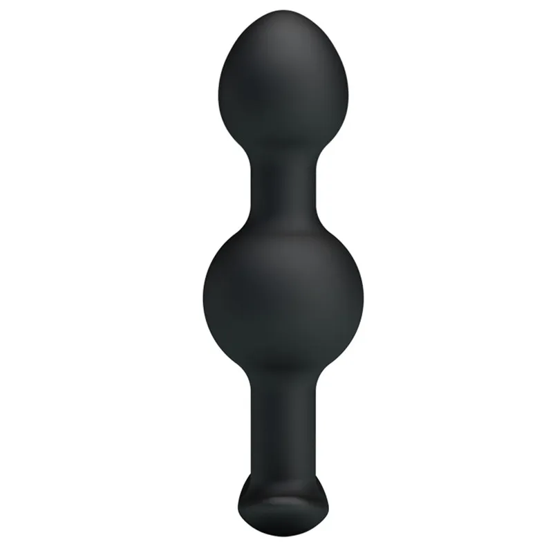 Pleasage adulte anal perles bouchons Black Silicone Butt Plug 104x26mm Anus Muscles Trainer Femmes Sex Toys4213675