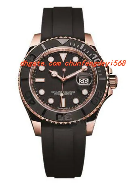 Reloj de pulsera de lujo de moda 116655 Oro rosa 40 mm Caja y papeles Reloj automático para hombres Relojes