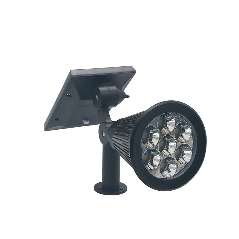 Panneau solaire 7led Spille Spot Light RGB Spotlight Landscape Garden Yard Path Lawn Lampes solaires extérieurs Molding Sun Light7616387