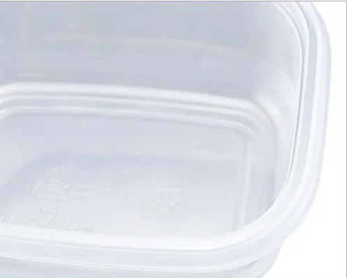 Jednorazowe 709 ml Plastikowe Cake Container 2 Typy Kolor Pattern Wzór Wzór Warstwa Cake Chleb Hurtownie