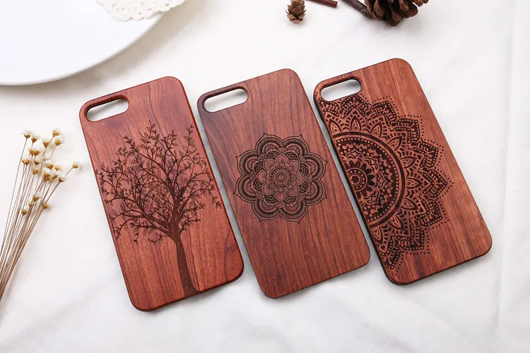 Bamboo phone wood case For iPhone 13 pro 12 XS Max XR 11 8 Custom Design Shockproof Wooden Samsung Galaxy S21 S22 Ultra 5G Cover2124322