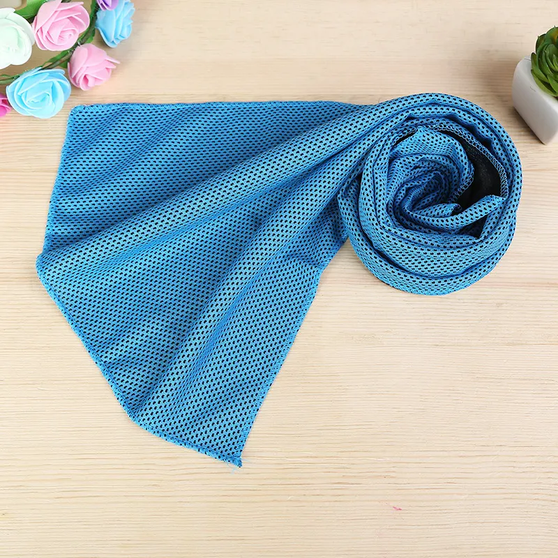 88*33cm Ice Cold Towels Cooling Summer Sunstroke Sports Exercise Cool Quick Dry Soft Breathable Towel WX-T13