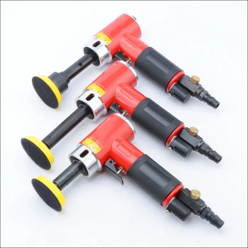 1 inch 90 degree small pneumatic polisher straight centricity grinding machine air sanding tool longer spindle eccentric model