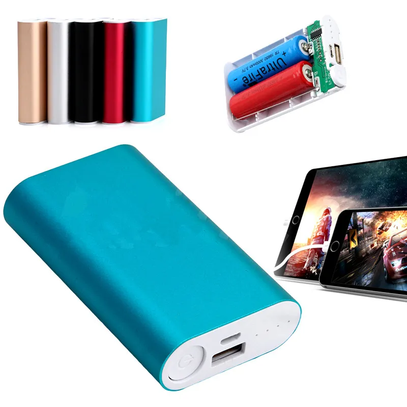 Nowy Hot niestandardowe logo Telefon Portable Bateria Uniwersalna ładowarka Universal PowerBanks 5200mAh Bank Power 30 sztuk / partia