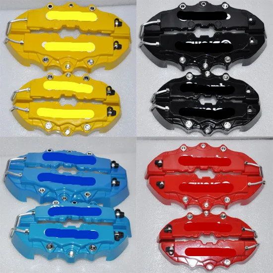 RED 3D Rear Caliper covers Embossed Brem Fit pliers covers Car Universal Disc Brake Caliper Covers Front & Rear179n