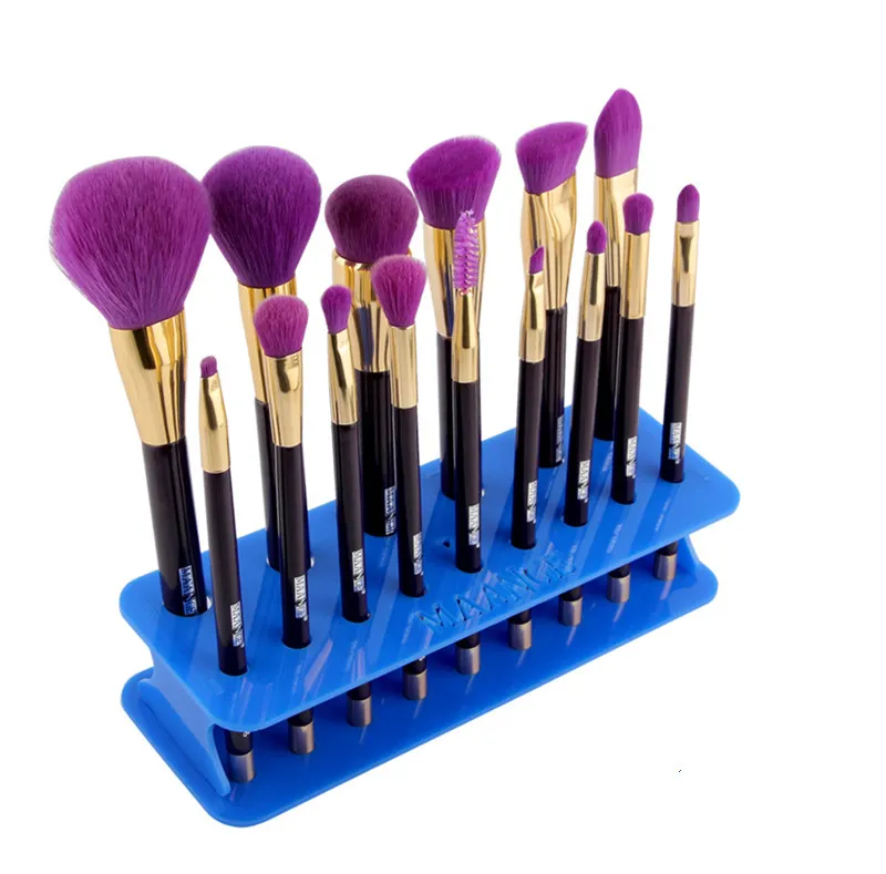 Porte-brosse de maquillage acrylique Organisateur Séchage de rack étagère Boîtier de stockage Maquillage Brosses Afficher les outils cosmétiques