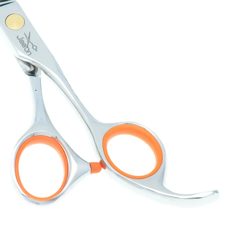 5.5INCH JASON 2017 Frisörsalong Skärning Saxar Rostfritt stål Tunna Shears JP440C Hårskjuning för Salon Sharp Edge Shears, LZS0310