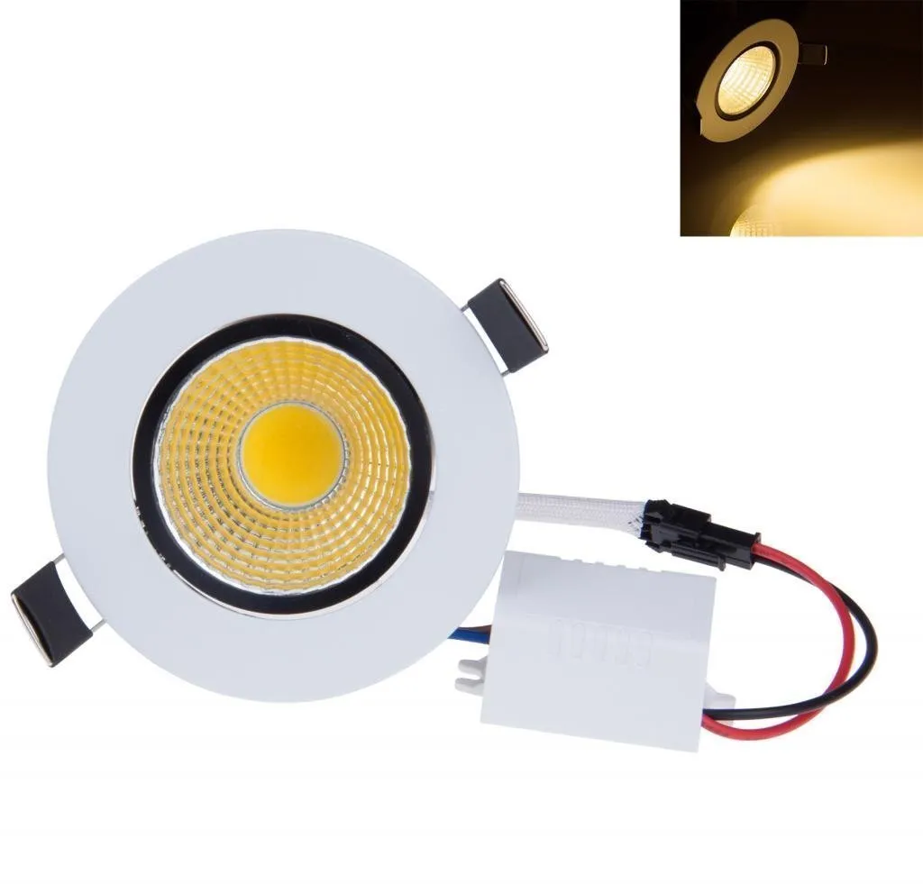 Ceiling Lights Dimmable Recessed led downlight cob 6W 9W 12W 15W dimming Spot light lamp AC 110V 220V