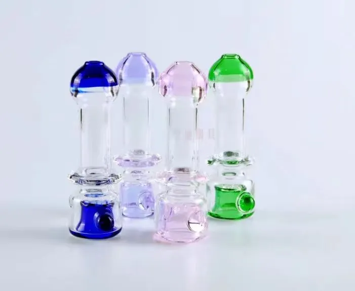 Pipe colorée, bangs en verre en gros, conduite d'eau en verre, narguilé, accessoires pour fumeurs,