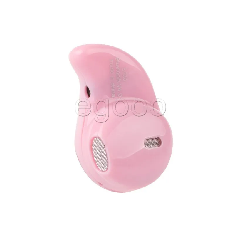 S530 Mini écouteur sans fil Bluetooth furtif casque stéréo écouteurs avec micro untra-petit caché avec emballage de vente au détail