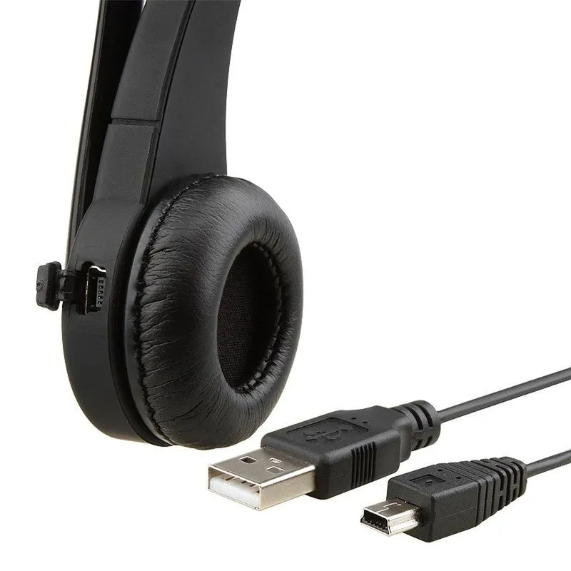 BTH-068 Kabelloses Bluetooth-Headset, Kopfbedeckung, Gaming-Kopfhörer mit Mikrofon, Geräuschunterdrückung, Freisprecheinrichtung für Sony PS3, Playstation 3, PC-Smartphones