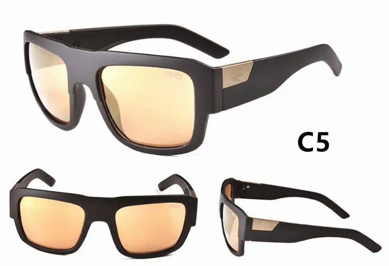 Spor Erkekler Güneş Gözlüğü Tilki Secondum Açık Havada Gözlük Büyük Çerçeve 12 Renkler Toptan Güneş Gözlükleri Ücretsiz Gönderi