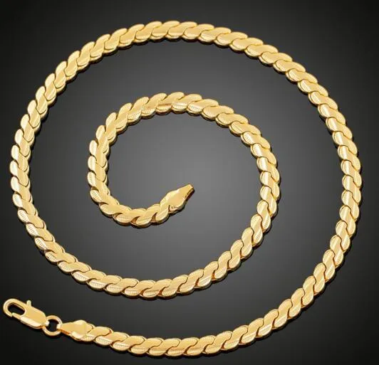 Europa Stany Zjednoczone Zagraniczne Zaopatrzenie w handel zagraniczny mężczyźni 18 -karatowy złoto - platowany łańcuch stawek bioder - Hop Jewelry2870