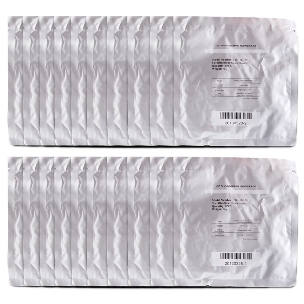 Membrana antigelo Membrane di raffreddamento per Cryo Machine Dimagrante Perdita di peso 27x30CM 28cmx28cm