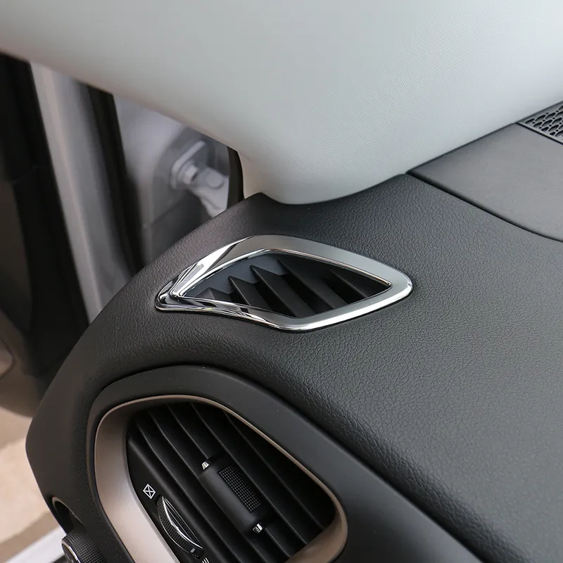 لوحة القيادة الجبهة التكييف تنفيس مخرج يغطي ملصق ل جيب renegade 2015-2016 سيارة اكسسوارات السيارات الجديدة وصول جودة عالية