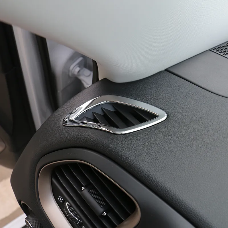 Armaturenbrett Front Klimaanlage Vent Outlet Abdeckungen Aufkleber Für Jeep Renegade 2015-2016 Auto Innen Zubehör Neue Ankunft Hohe qualität