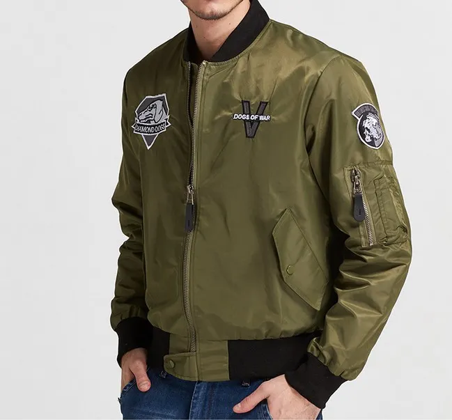 METAL ENGRENAGEM SÓLIDA V O Fantasma Dor dos homens Diamond Dogs Jacket Liga melhor presente de alta qualidade