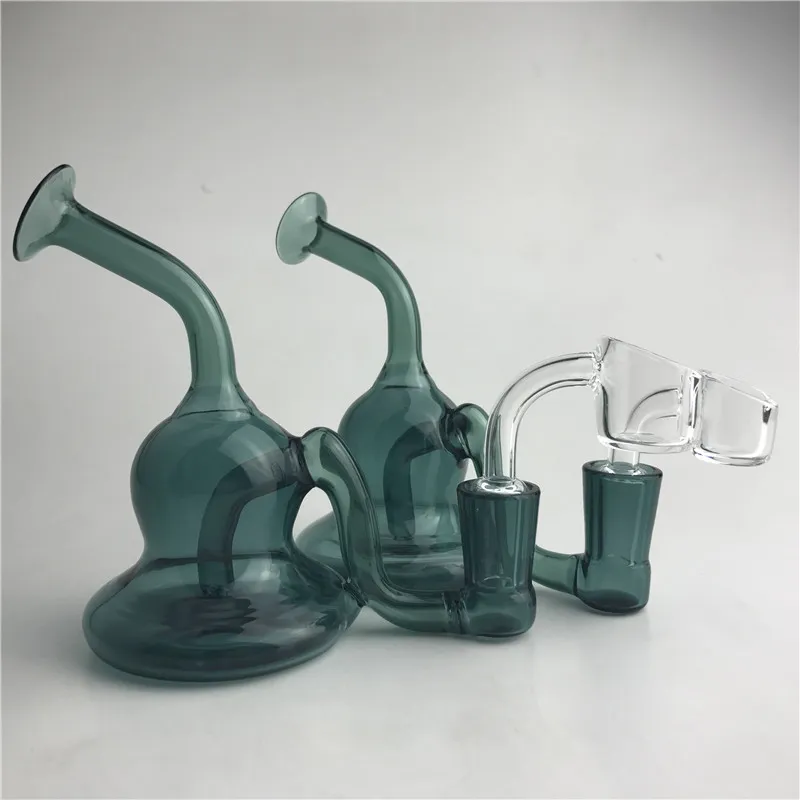 Nieuwe 14mm Olie Rigs Glass Bongs met 3mm Dikke L XL Quartz Banger Nail Mini Little Klein Water Bong Domeless Quartz Nail