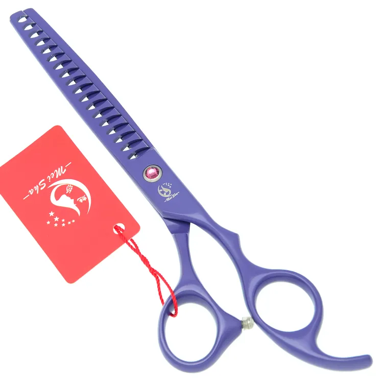 7 0Inch Meisha Stainless Steel Thinning Scissors Pet Scissors JP440C Professional Pet Grooming Scissors Puppy Trimmer Tool HB0031170V